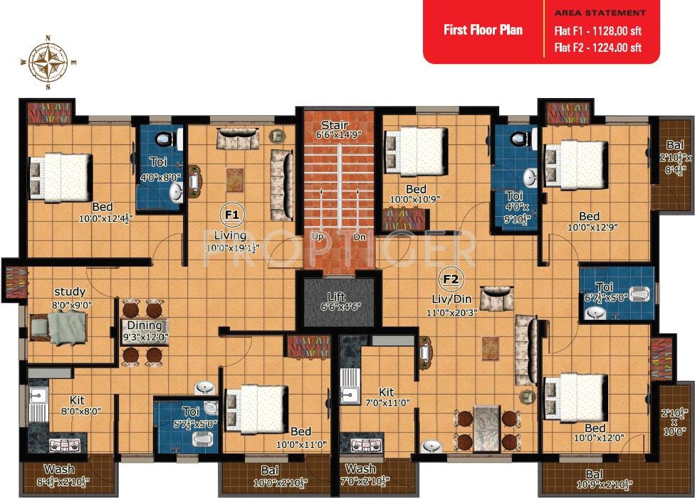 north east Single One Cluster Plan