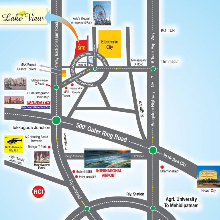 Images for Location Plan of Smart City Infra Developers Lakeview