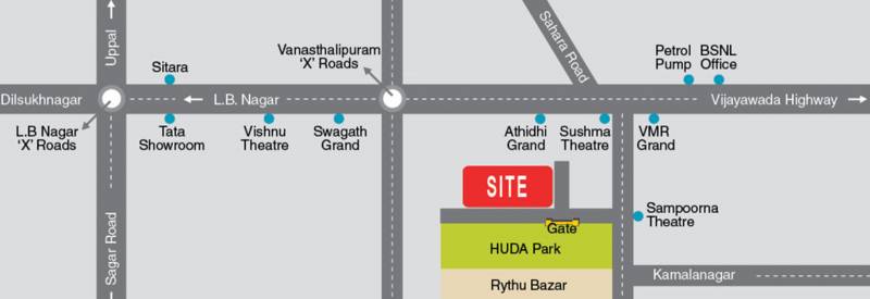 Images for Location Plan of Smart City Infra Developers Park View 2