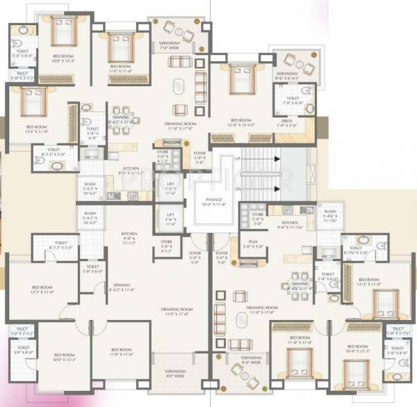 Images for Cluster Plan of Pawan Vicenza Magnolia