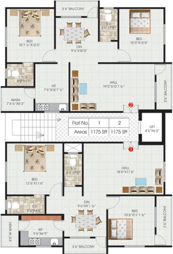 Images for Cluster Plan of Janani Tulips Park