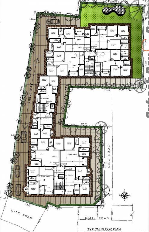Images for Cluster Plan of Module Developers Anandamoy Apartment
