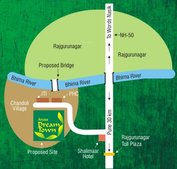 Images for Location Plan of Vini Aryaa Dream Town Images for Location Plan of Vini Aryaa Dream Town