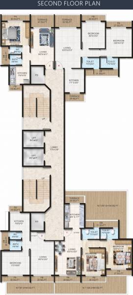Images for Cluster Plan of Ravechi R N Heights