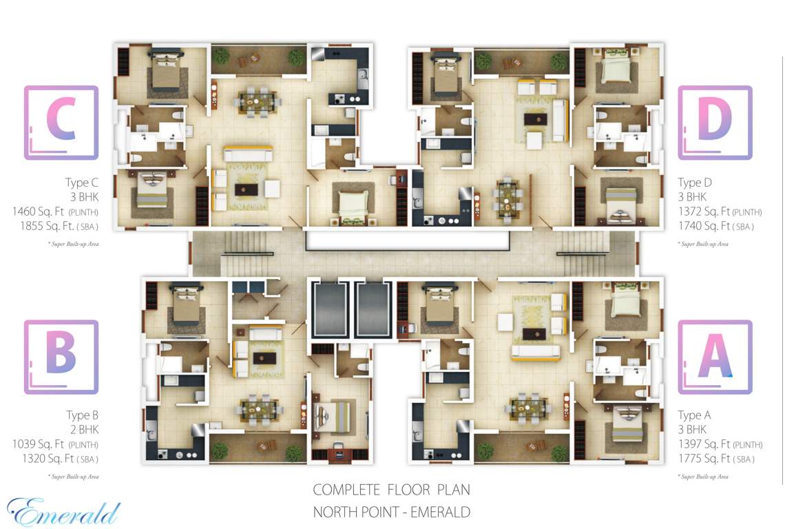  emerald Images for Cluster Plan of North Emerald