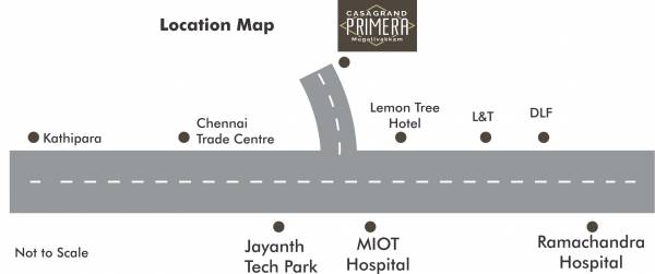 Images for Location Plan of Casagrand Primera