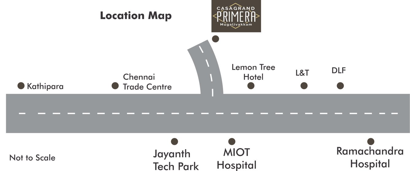 Images for Location Plan of Casagrand Primera