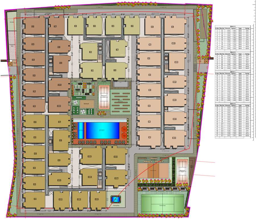 signature Images for Layout Plan of Vaishno Signature