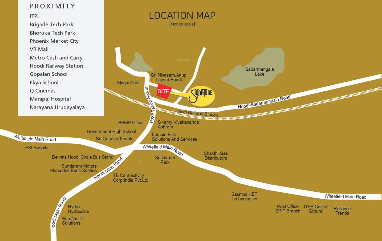  signature Images for Location Plan of Vaishno Signature