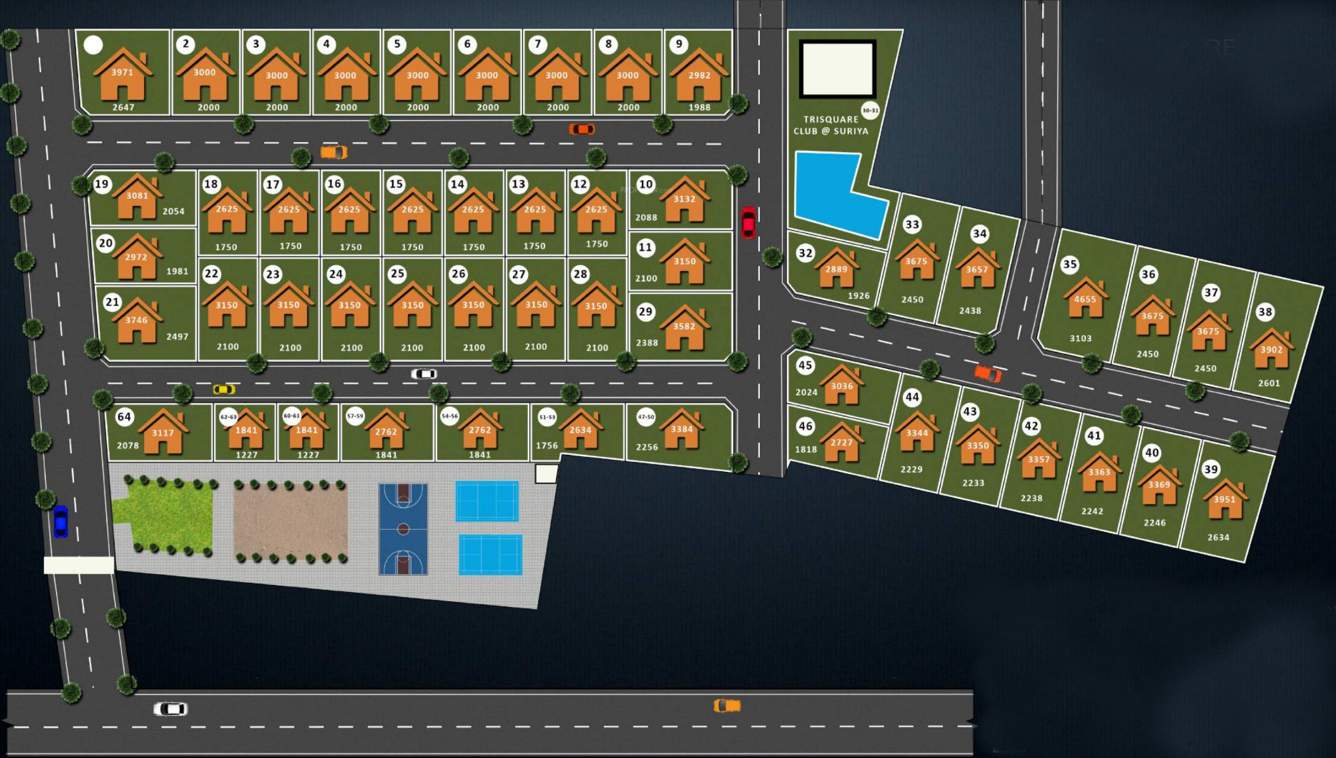  suriya Images for Layout Plan of Trisquare Suriya