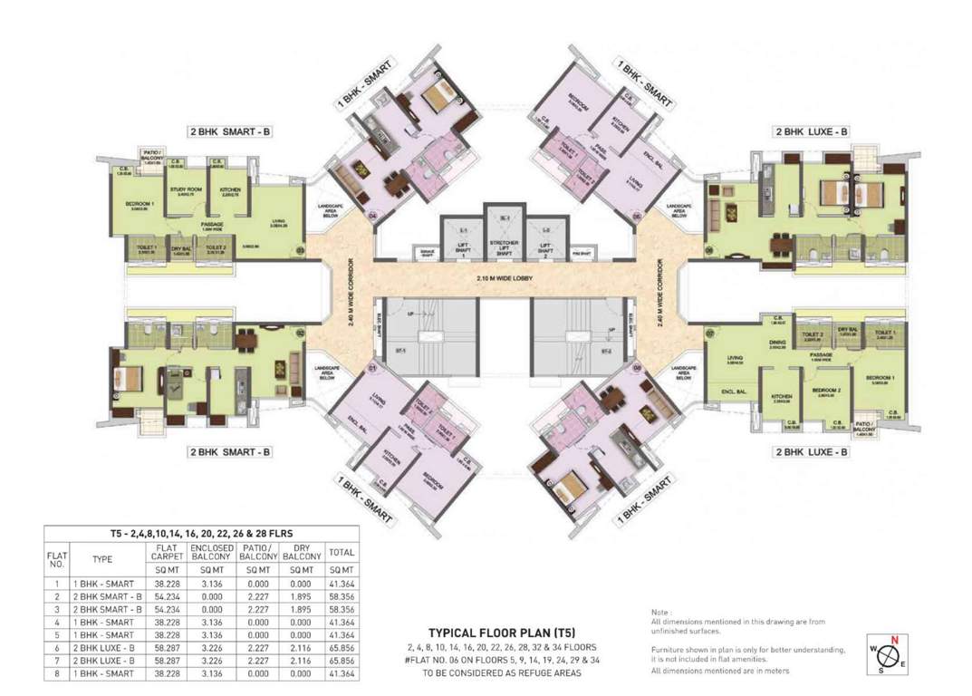  city reserva phase 1 T 4 Typical  Cluster Plan