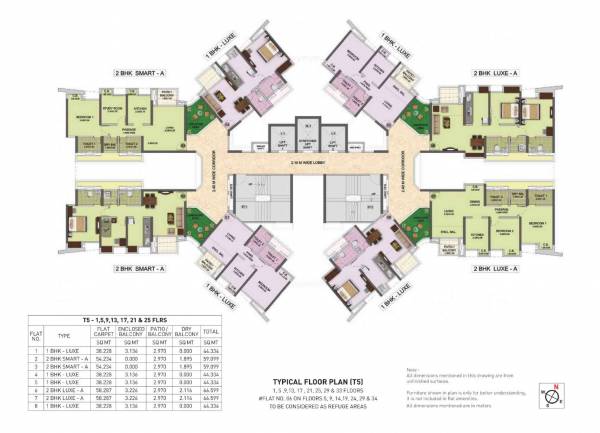  city-reserva-phase-1 T 5 Typical Cluster Plan