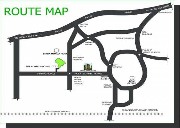  koylanchal-city Location Plan