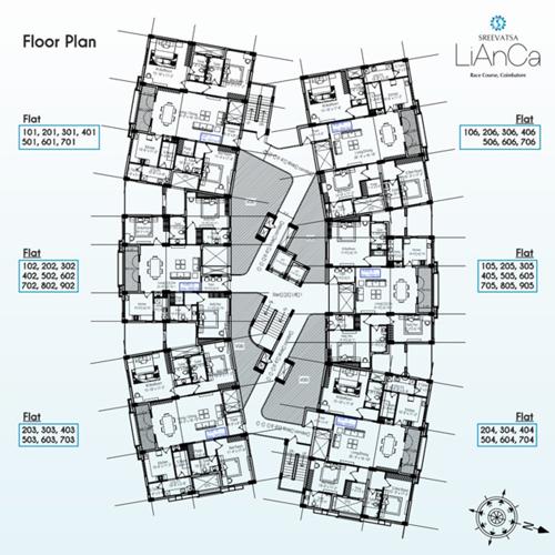 Images for Cluster Plan of Sreevatsa Lianca lianca Images for Cluster Plan of Sreevatsa Lianca