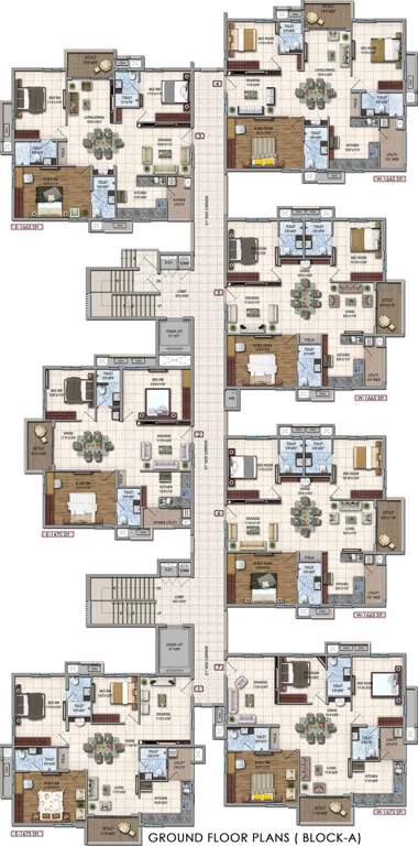 Images for Cluster Plan of Aparna HillPark Silver Oaks