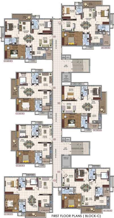 Images for Cluster Plan of Aparna HillPark Silver Oaks