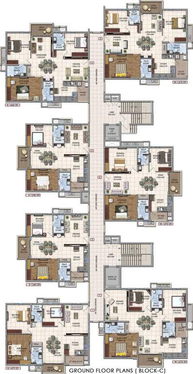 Images for Cluster Plan of Aparna HillPark Silver Oaks