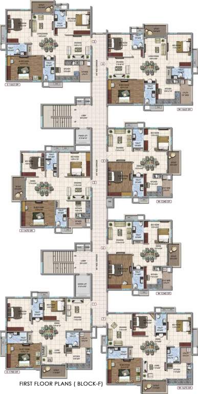 Images for Cluster Plan of Aparna HillPark Silver Oaks