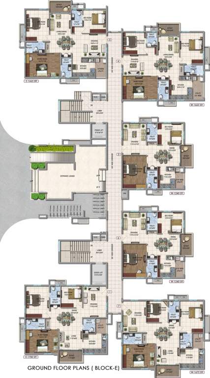 Images for Cluster Plan of Aparna HillPark Silver Oaks