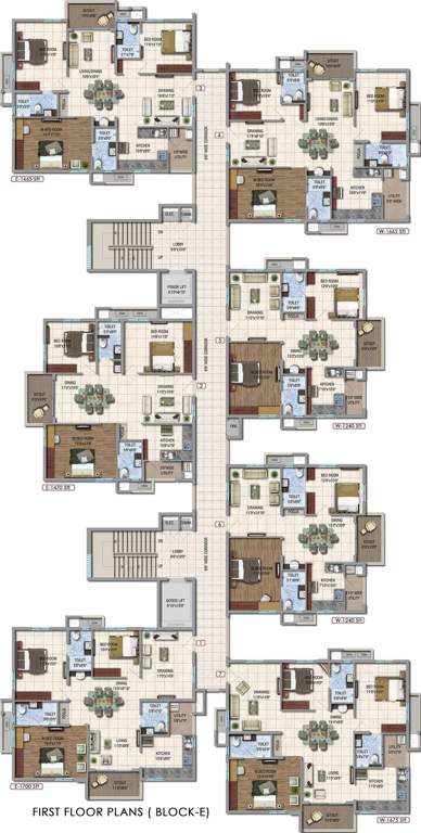 Images for Cluster Plan of Aparna HillPark Silver Oaks