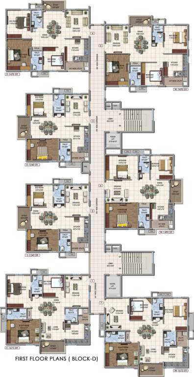 Images for Cluster Plan of Aparna HillPark Silver Oaks
