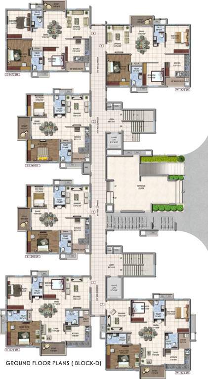 Images for Cluster Plan of Aparna HillPark Silver Oaks