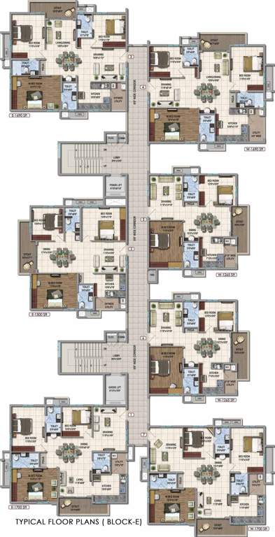 Images for Cluster Plan of Aparna HillPark Silver Oaks