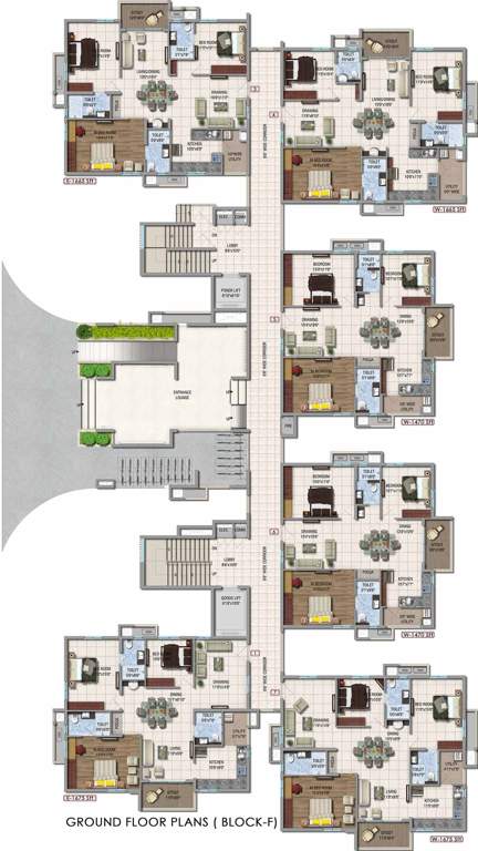 Images for Cluster Plan of Aparna HillPark Silver Oaks