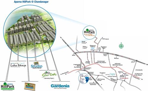 Images for Location Plan of Aparna HillPark Silver Oaks