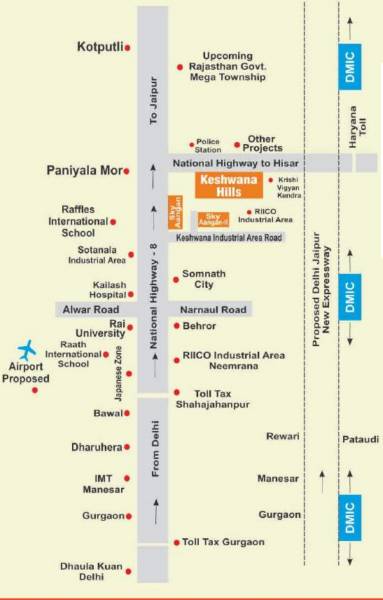 Images for Location Plan of SKR Keshwana Hills