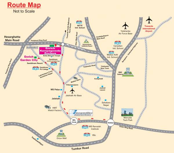 Images for Location Plan of Enrich Kempegowda Enclave