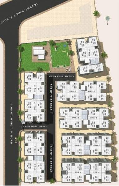 Images for Layout Plan of Galaxy Radhe Galaxy