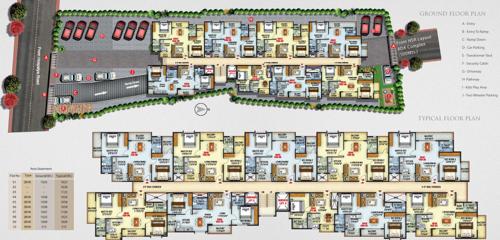  ambiant-asset-homes Images for Cluster Plan of Ambiant Ambiant Asset Homes