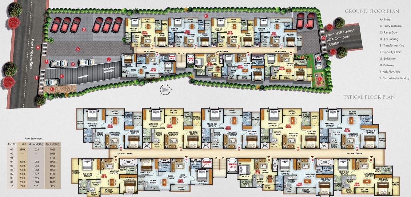  ambiant asset homes Images for Cluster Plan of Ambiant Ambiant Asset Homes