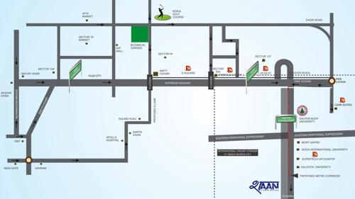 Images for Location Plan of Supertech Shaan