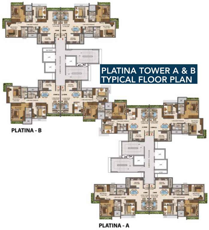 Images for Cluster Plan of Wadhwa Elite