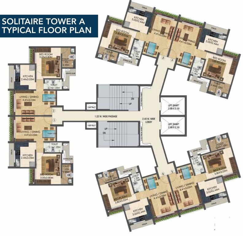 Images for Cluster Plan of Wadhwa Elite