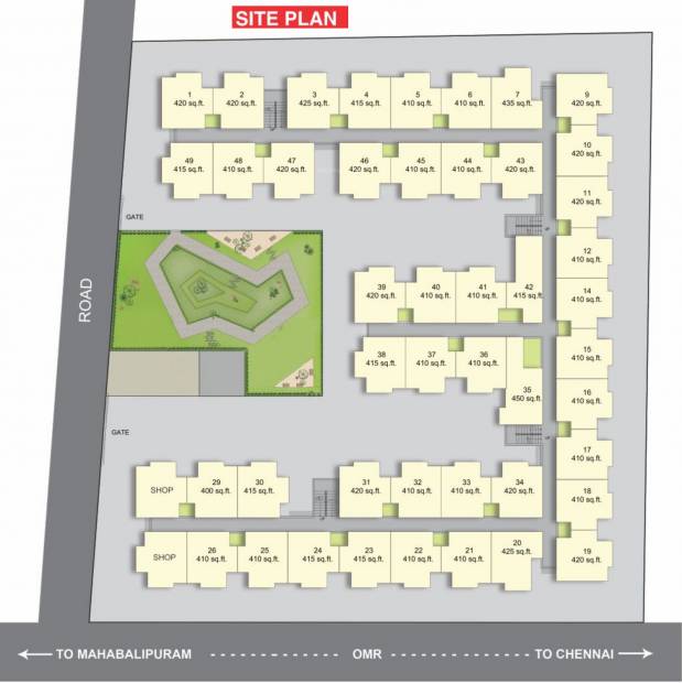  chandrika Images for Site Plan of Arun Chandrika