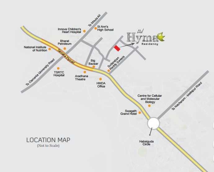  hyma residency Location Plan