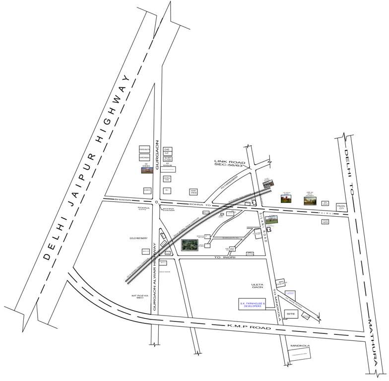 Images for Location Plan of S K Real Tech Sai Dham K Block