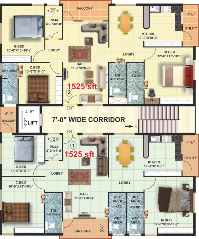 Images for Cluster Plan of HV Constructions Jayaveer Avenue