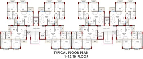 Images for Cluster Plan of Ashadeep Rainbow Apartment