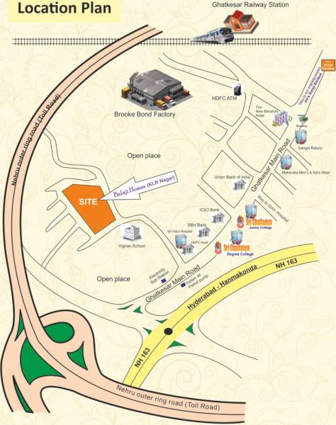 Images for Location Plan of HV Balaji Homes