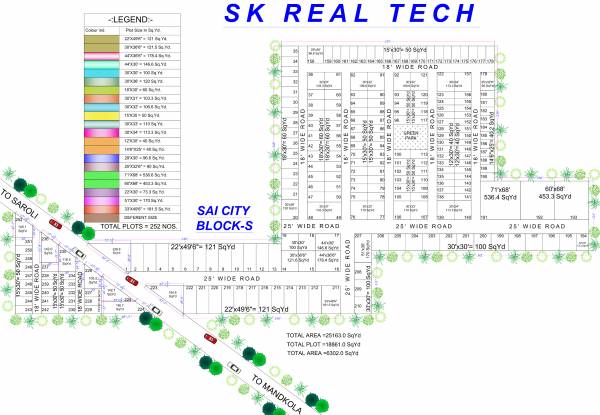 Images for Layout Plan of S K Real Tech Sai City Images for Layout Plan of S K Real Tech Sai City