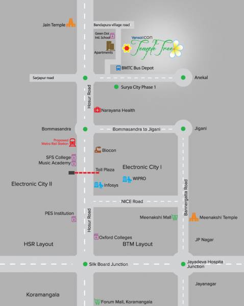 Images for Location Plan of Icon Vensai Icon Temple Tree