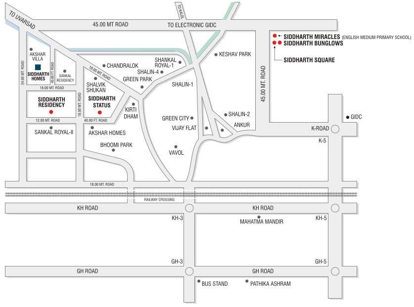  homes Images for Location Plan of Siddharth Siddharth Homes