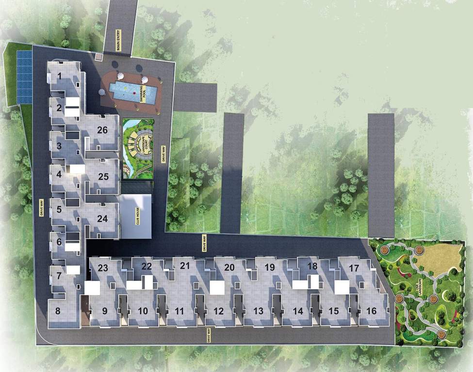  temple trees Images for Master Plan of NCC Temple Trees