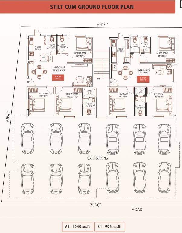  pushpavanam Images for Cluster Plan of Oyester Pushpavanam
