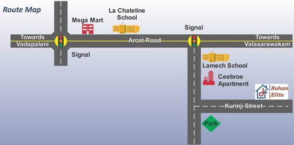 Images for Location Plan of Durai Rohan Elite