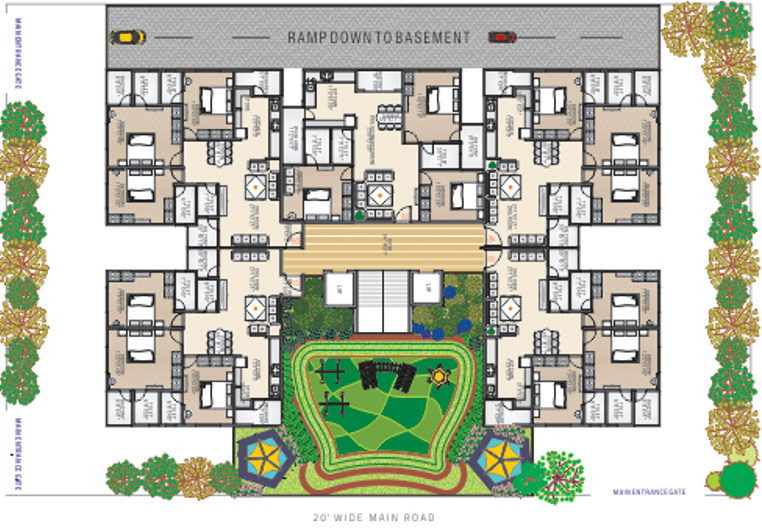 Images for Site Plan of Raj Radhe Tushar